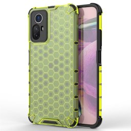 Хибриден гръб с ромбоидна шарка за Xiaomi Redmi Note 12S - зелен