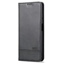 Кожен калъф страничен flip марка AZNS за Xiaomi Redmi Note 12S – черен