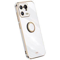 Хибриден гръб със стойка тип пръстен марка XINLI за Xiaomi 13 Pro - бял