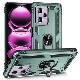 Хибриден гръб със стойка за Xiaomi Redmi Note 12 Pro 5G - зелен металик