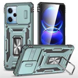 Хибриден гръб със стойка за Xiaomi Redmi Note 12 Pro 5G - зелен