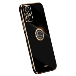 Хибриден гръб със стойка тип пръстен марка XINLI за Xiaomi Redmi Note 12S - черен