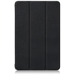 Кожен калъф със сгъващ се капак за Samsung Galaxy Tab S9 5G - черен