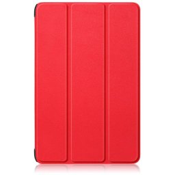 Кожен калъф със сгъващ се капак за Samsung Galaxy Tab S10 Lite / S10 FE / S9 FE / S9 - червен