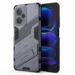 Хибриден гръб със стойка марка BIBERCAS за Xiaomi Redmi Note 12 Pro+ 5G - сив