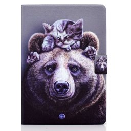 Калъф за Lenovo Tab M10 3rd Gen - мечка и коте