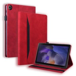 Кожен калъф за Samsung Galaxy Tab A8 10.5 (2021) - червен