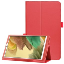 Кожен калъф за Samsung Galaxy Tab A7 Lite - червен