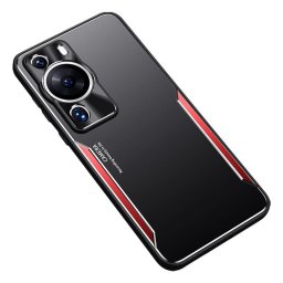 Алуминиев гръб за Huawei P60 Pro - с червен ръб