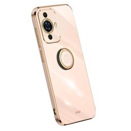 Хибриден гръб със стойка тип пръстен марка XINLI за Huawei Nova 11 Pro - розов