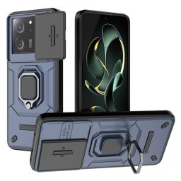 Хибриден гръб със стойка за Xiaomi 13T/13T Pro - син