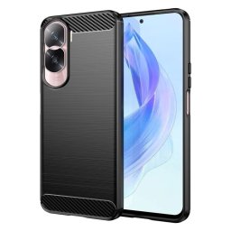 Силиконов гръб Rugged Armor за Honor 90 Lite 5G - черен
