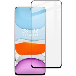 Удароустойчив стъклен протектор марка IMAK за Honor 90 Lite 5G - с черна рамка