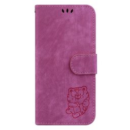 Калъф тип портмоне с коте за OnePlus Nord 3 5G - розов
