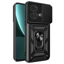 Хибриден гръб със стойка за Motorola Edge 40 Neo 5G - черен