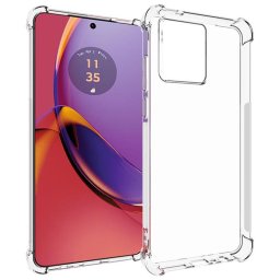 Силиконов гръб за Motorola Moto G84 5G - прозрачен