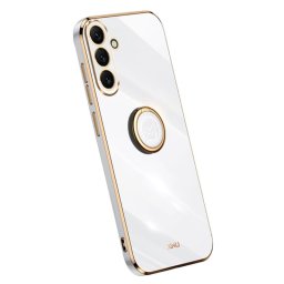 Силиконов гръб със стойка тип пръстен марка XINLI за Samsung Galaxy A54 5G - бял