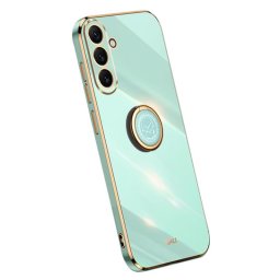 Силиконов гръб със стойка тип пръстен марка XINLI за Samsung Galaxy A54 5G - зелен