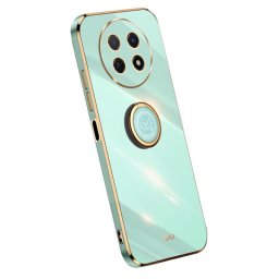 Хибриден гръб със стойка тип пръстен марка XINLI за Huawei nova Y91 - зелен