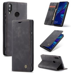 Калъф страничен flip марка CASEME за Huawei P Smart 2019 – черен