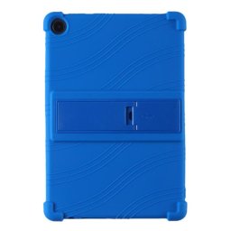 Силиконов гръб със стойка за Lenovo Tab M10 3rd Gen - тъмно син