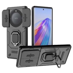 Хибриден гръб със стойка за Honor Magic5 Lite 5G - черен