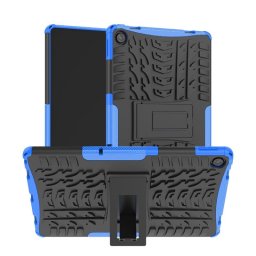 Двупластов гръб със стойка за Lenovo Tab M10 Plus 3rd Gen - син