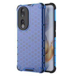 Хибриден гръб с ромбоидна шарка за Honor 90 - син