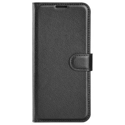 Кожен калъф тип портмоне за Nokia G42 5G - черен