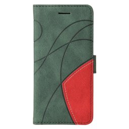 Кожен калъф тип портмоне с магнитна закопчалка за Xiaomi Redmi 12 4G/5G - зелен