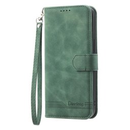 Калъф тип портмоне марка DIERFENG за Xiaomi Redmi 12 4G/5G - зелен
