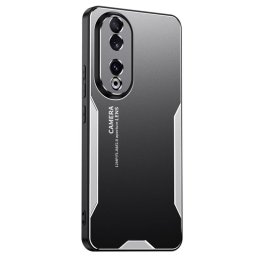 Алуминиев гръб за Honor 90 - черен със сребрист ръб