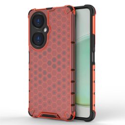 Хибриден гръб с ромбоидна шарка за Huawei nova 11i - червен