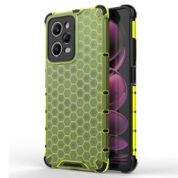 Хибриден гръб с ромбоидна шарка за Xiaomi Redmi Note 12 Pro 5G - зелен