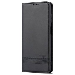 Кожен калъф страничен flip марка AZNS за Samsung Galaxy A14 4G/5G – черен