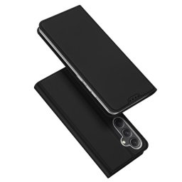 Тънък калъф страничен flip марка DUX DUCIS за Samsung Galaxy S23 FE – черен