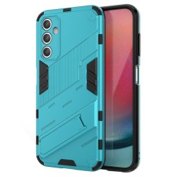 Хибриден гръб със стойка марка BIBERCAS за Samsung Galaxy S23 FE - светло син