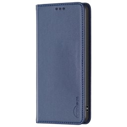 Кожен калъф тип портмоне марка BINFEN COLOR за Xiaomi Redmi Note 12S - тъмно син