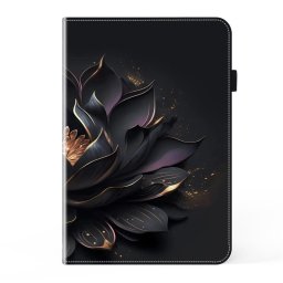 Кожен калъф за Samsung Galaxy Tab S9 5G - цвете