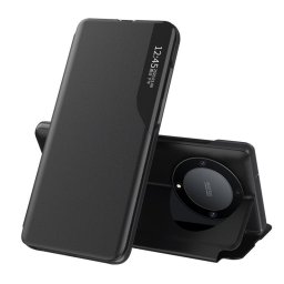 Тънък кожен калъф за Honor Magic6 Lite 5G – черен