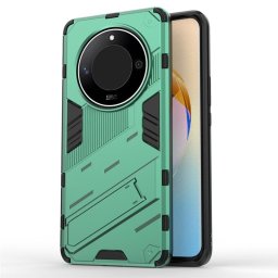 Хибриден гръб със стойка марка BIBERCAS за Honor Magic6 Lite 5G - зелен металик