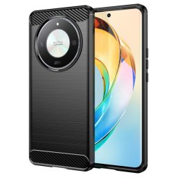 Силиконов гръб Rugged Armor за Honor Magic6 Lite 5G - черен