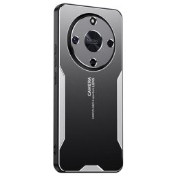 Алуминиев гръб за Honor Magic6 Lite 5G - черен със сива рамка