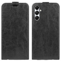 Кожен калъф flip за Samsung Galaxy A05s - черен