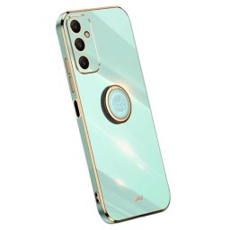 Силиконов гръб със стойка тип пръстен марка XINLI за Samsung Galaxy A05s - зелен