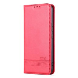 Кожен калъф страничен flip марка AZNS за Samsung Galaxy A05s – червен