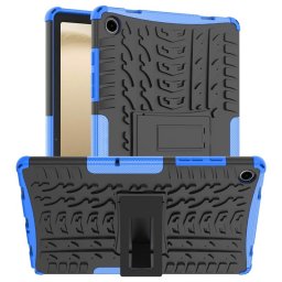 Двупластов гръб със стойка за Samsung Galaxy Tab A9+ - син