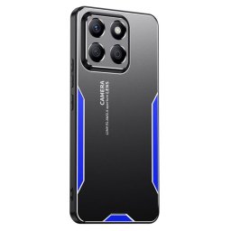 Алуминиев гръб за Honor X8b - черен със синя рамка
