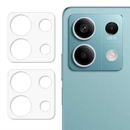 Два броя удароустойчив стъклен протектор за камера за Xiaomi Redmi Note 13 5G