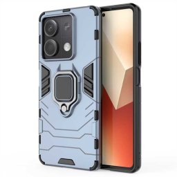 Хибриден гръб със стойка за Xiaomi Redmi Note 13 5G - стоманено син